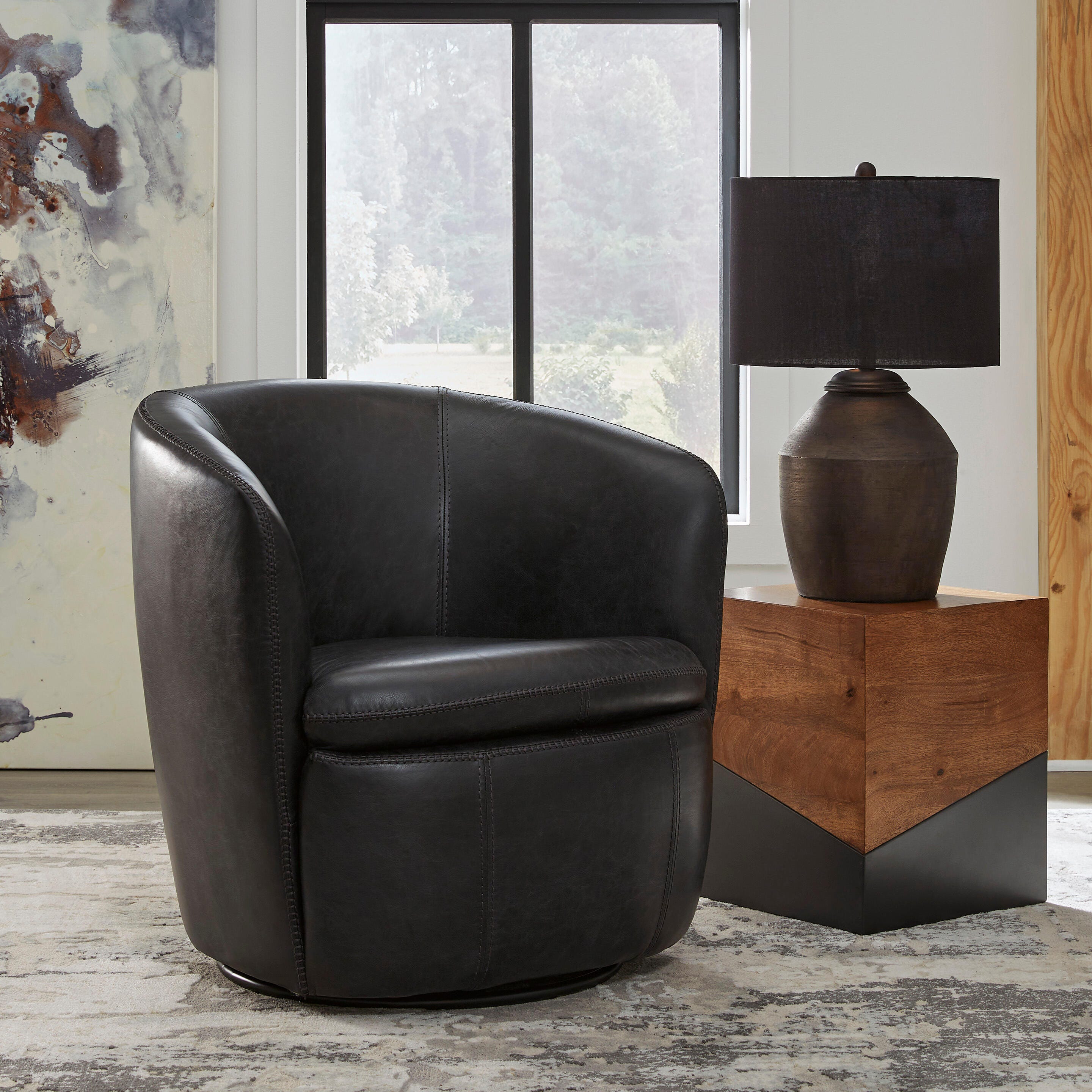 Kierreys Swivel Accent Chair - image 2