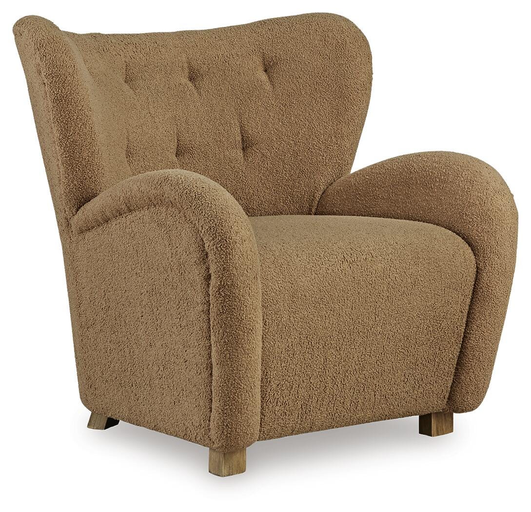 Larbell Accent Chair, Camel, large
