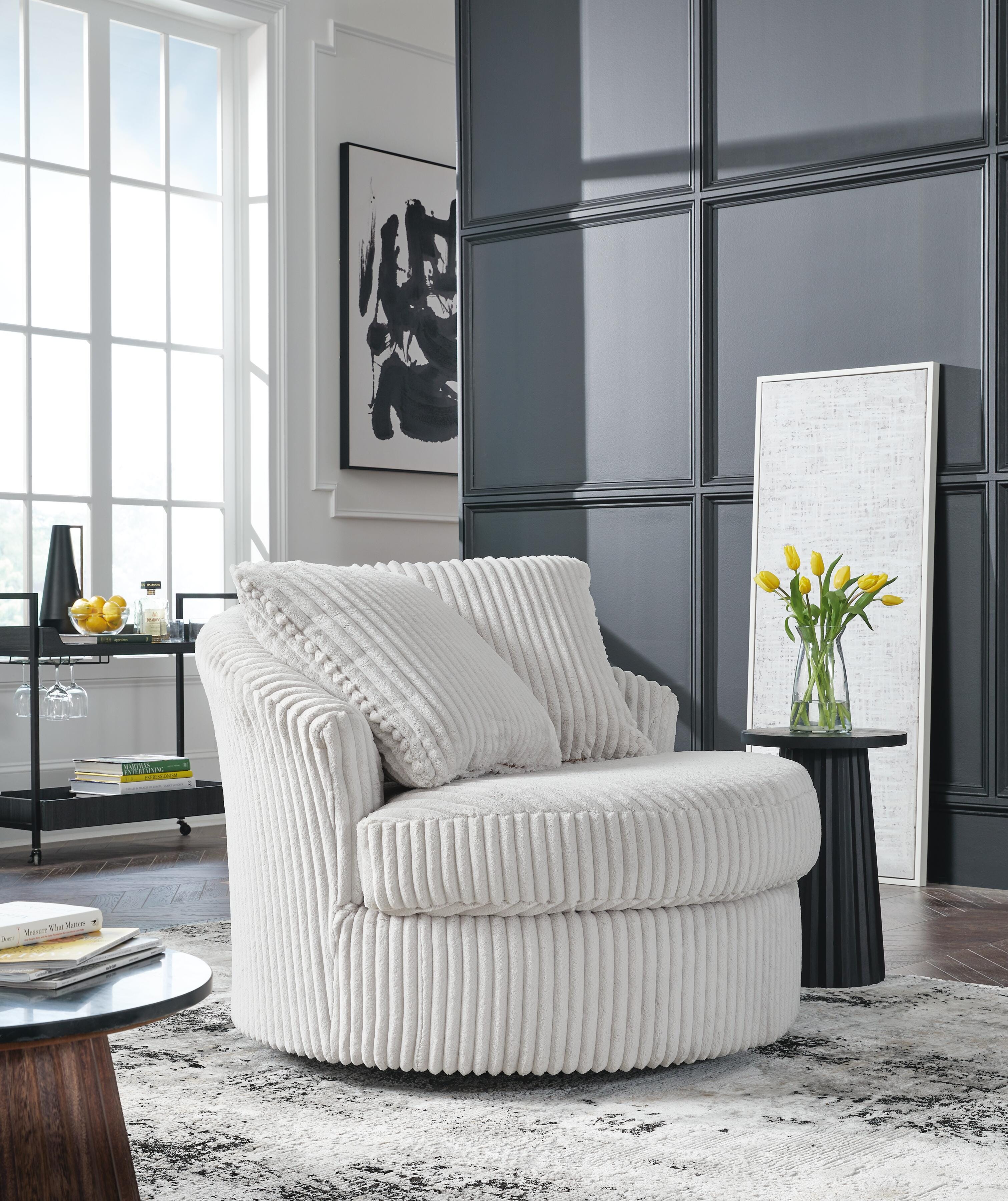 Gramwell Swivel Accent Chair - image 1