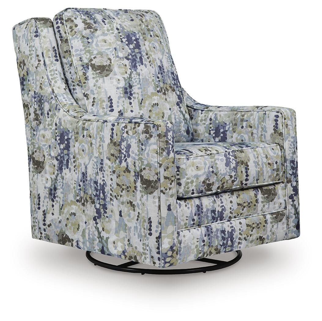 Dustinford Swivel Glider Accent Chair, , large