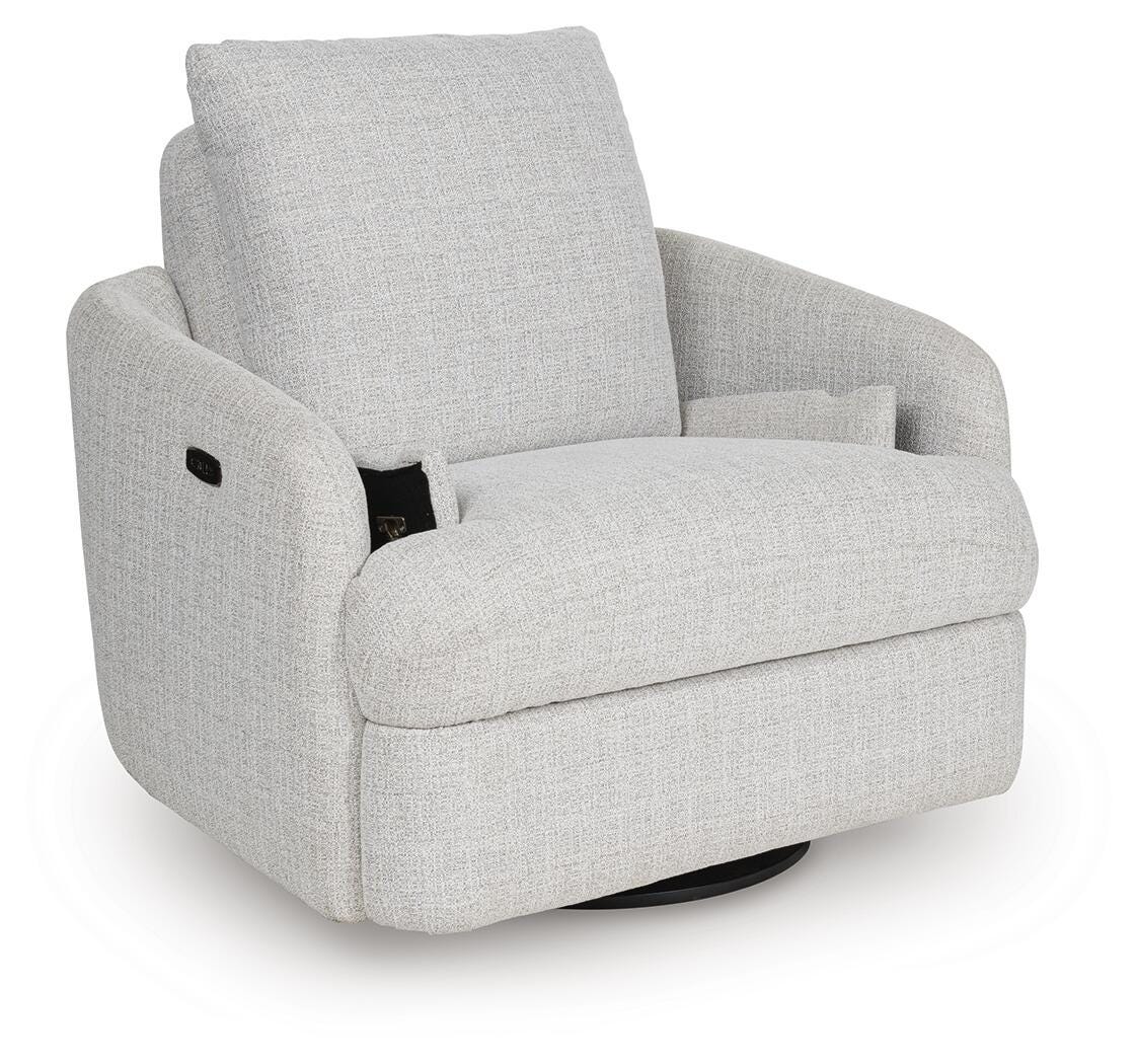 Alainmont Next-Gen Nuvella Swivel Power Recliner - image 5