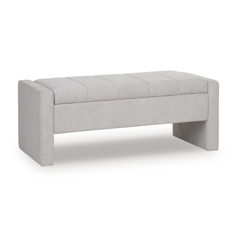 Akselman Storage Bench, Gray