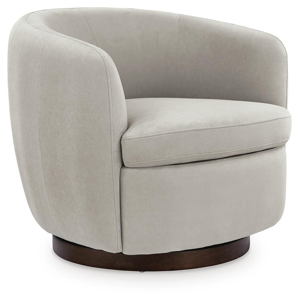 Annbury Swivel Accent Chair, , large