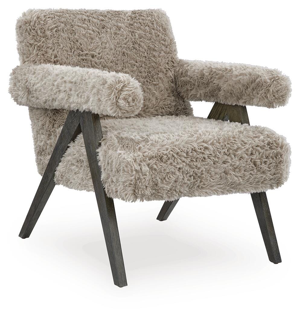 Goda Accent Chair, Mocha, large