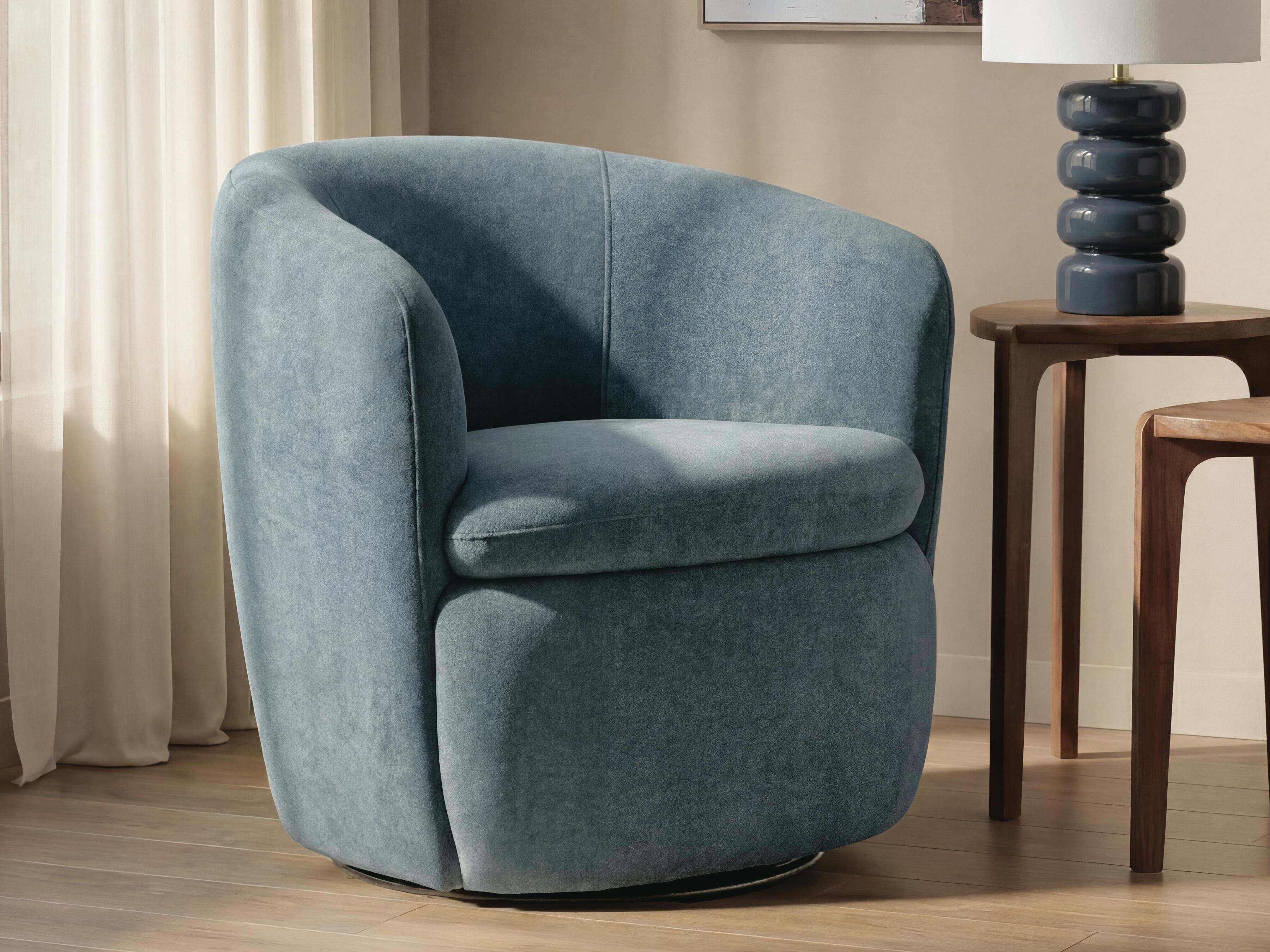Leemont Swivel Accent Chair, Mist, rollover