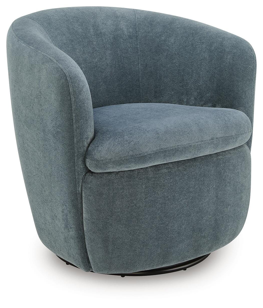 Leemont Swivel Accent Chair, Mist, large