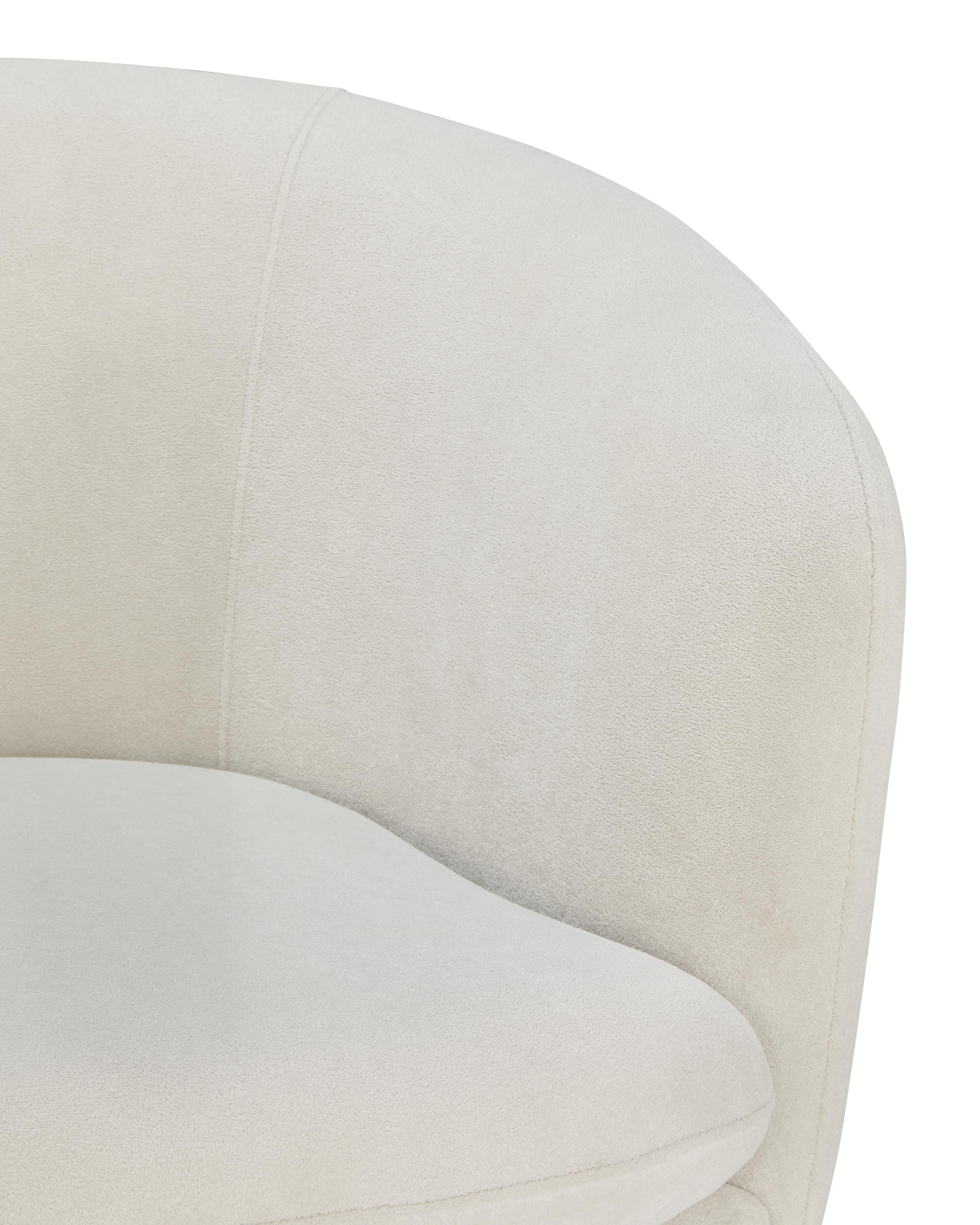 Leemont Swivel Accent Chair, Snow, large