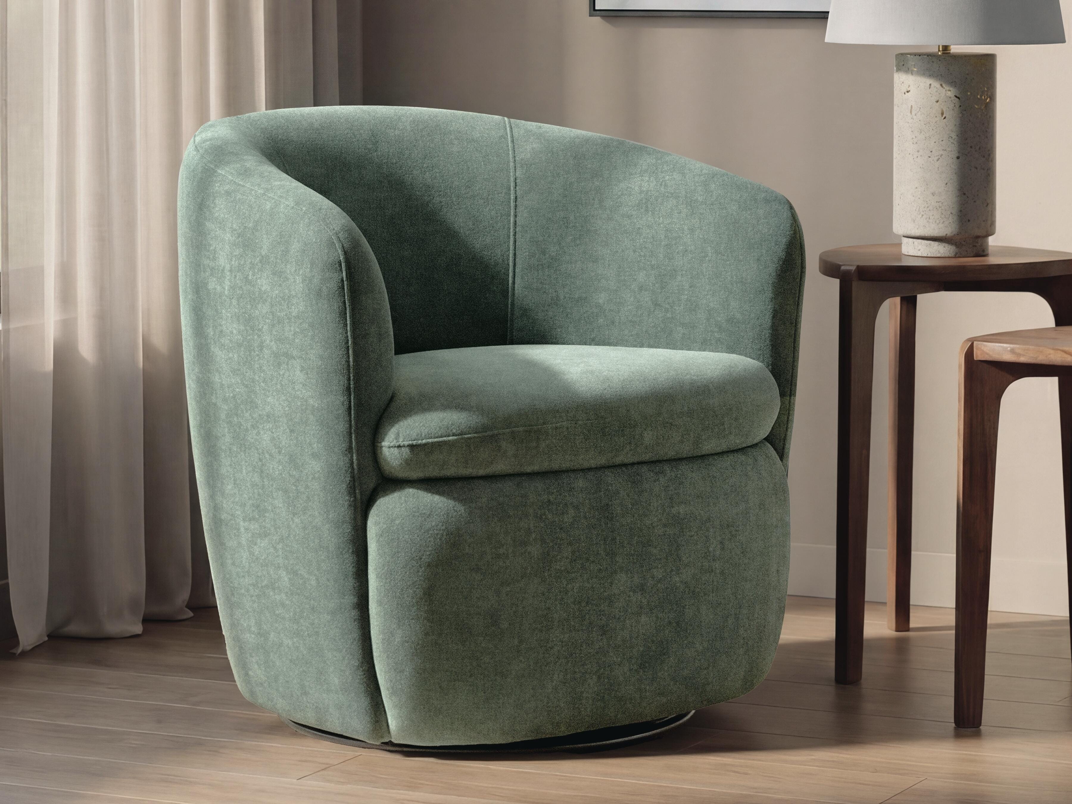 Leemont Swivel Accent Chair, Juniper, rollover
