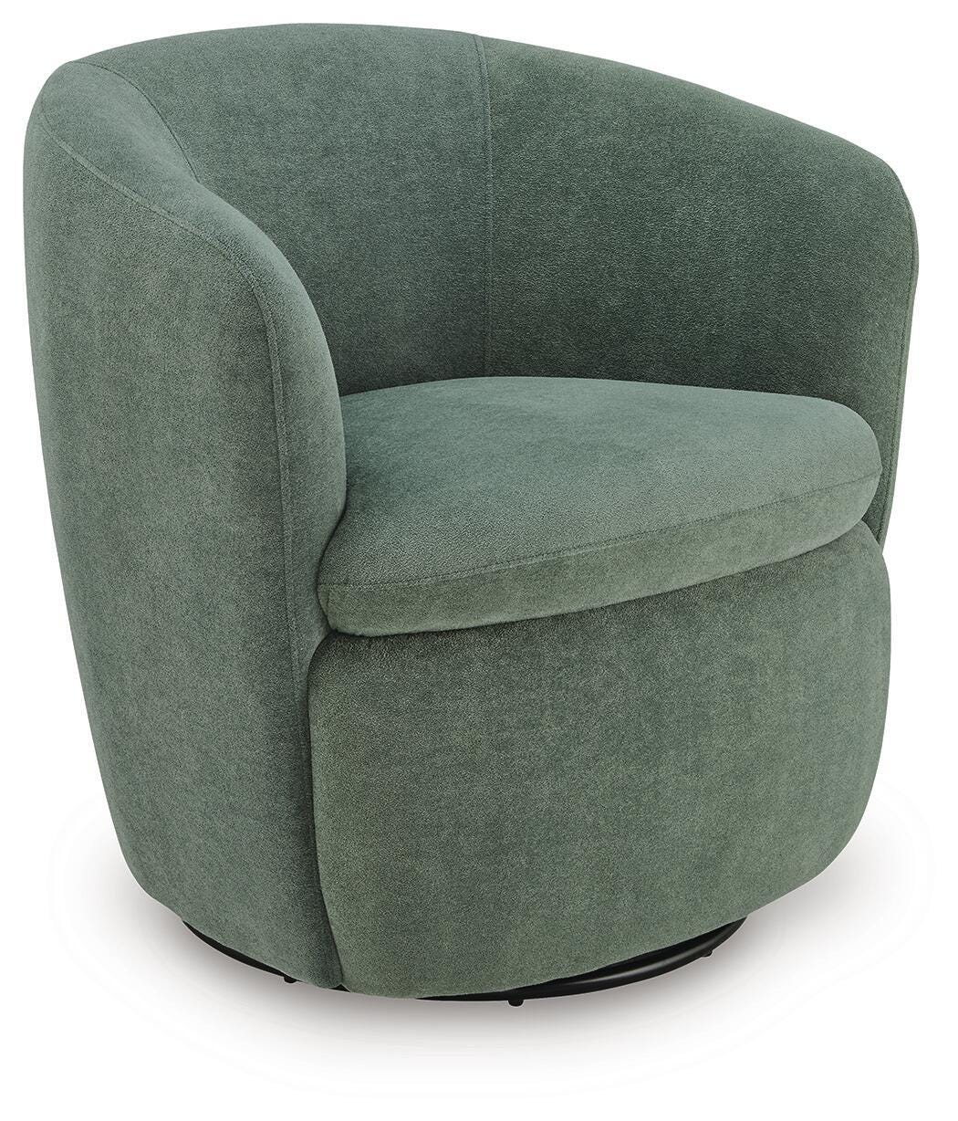 Leemont Swivel Accent Chair, Juniper, large