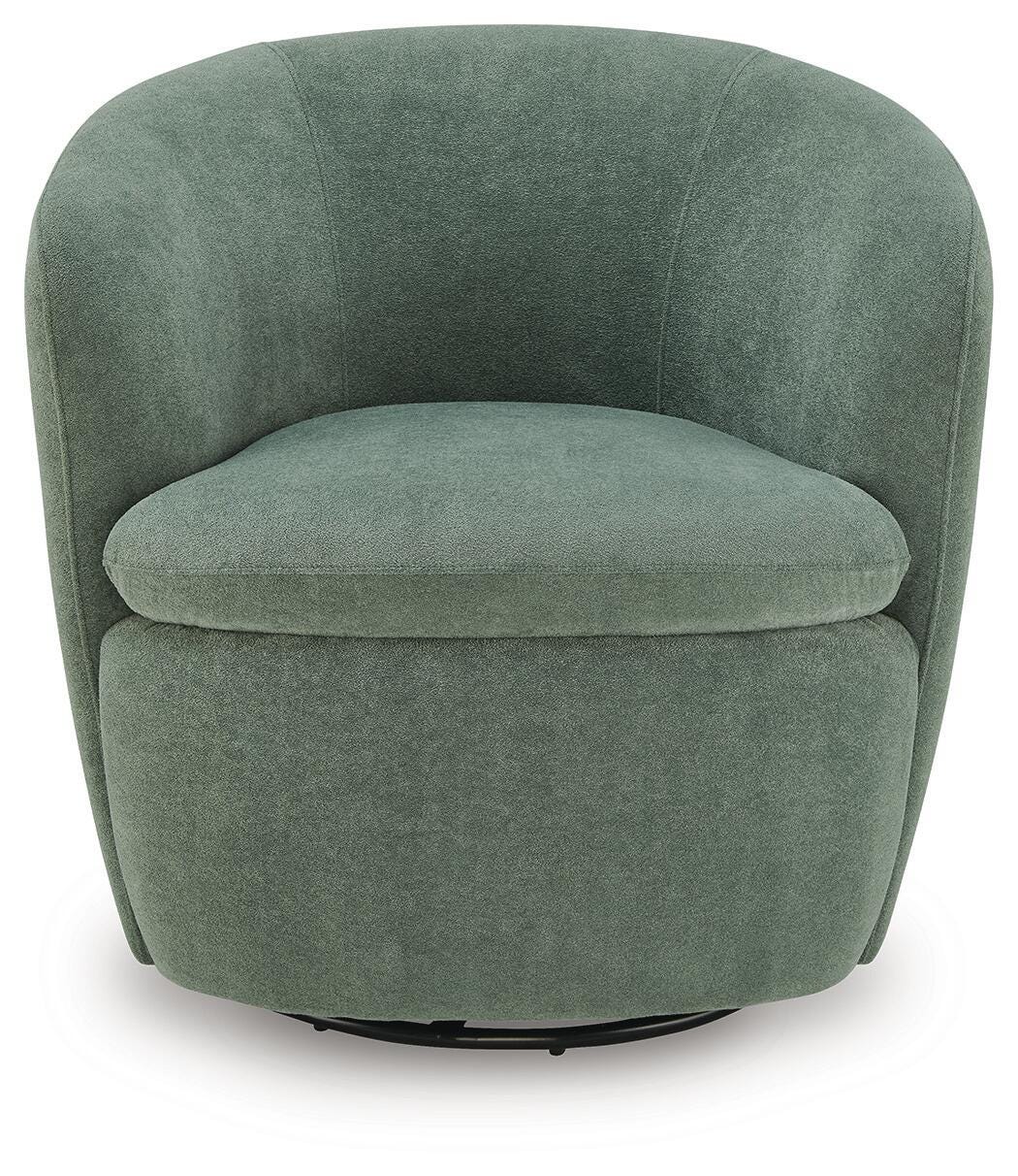 Leemont Swivel Accent Chair, Juniper, large