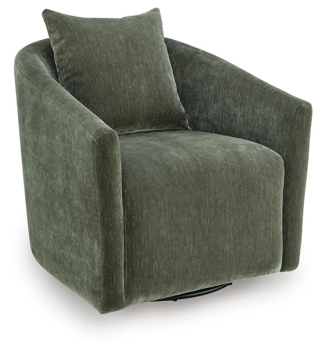 Leastow Swivel Accent Chair, , large