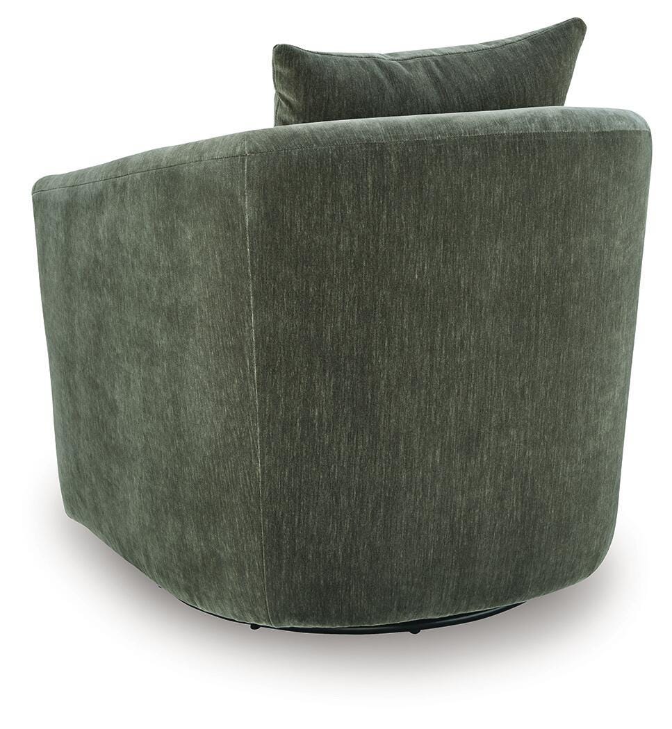 Leastow Swivel Accent Chair, , large