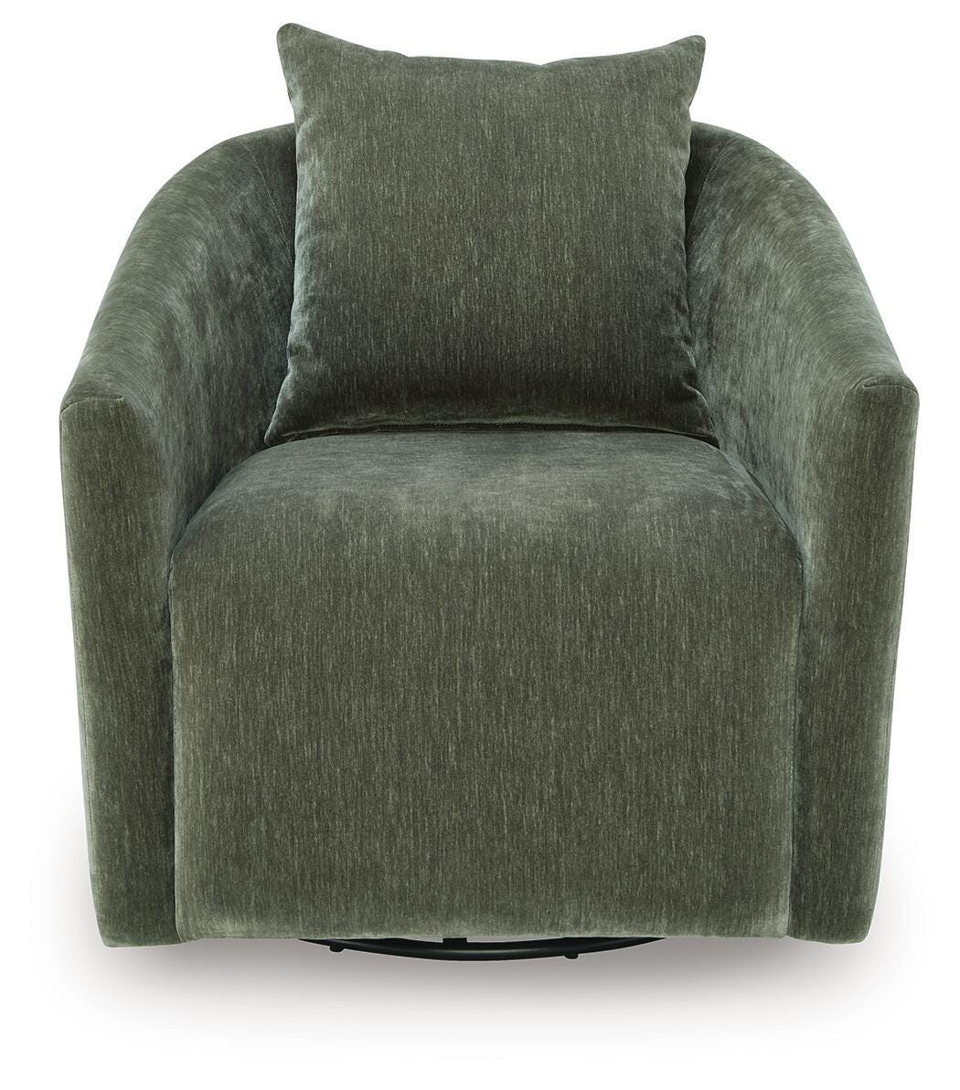Leastow Swivel Accent Chair, , large