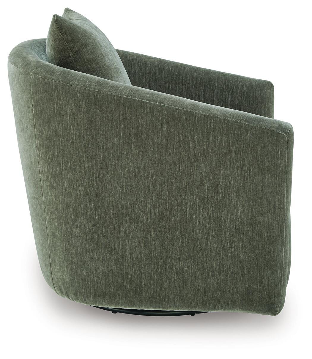Leastow Swivel Accent Chair, , large