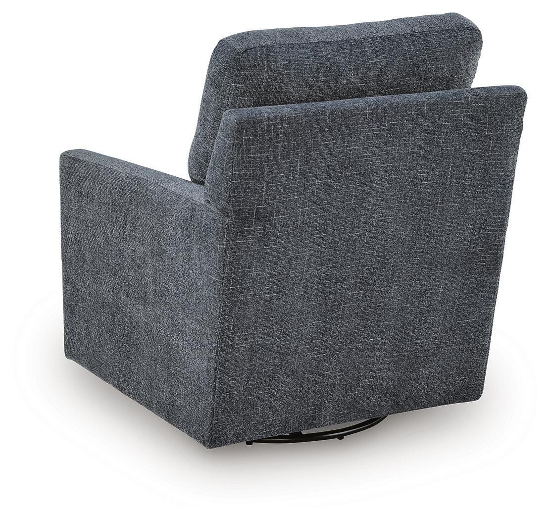 Dishford Swivel Accent Chair, Storm, large
