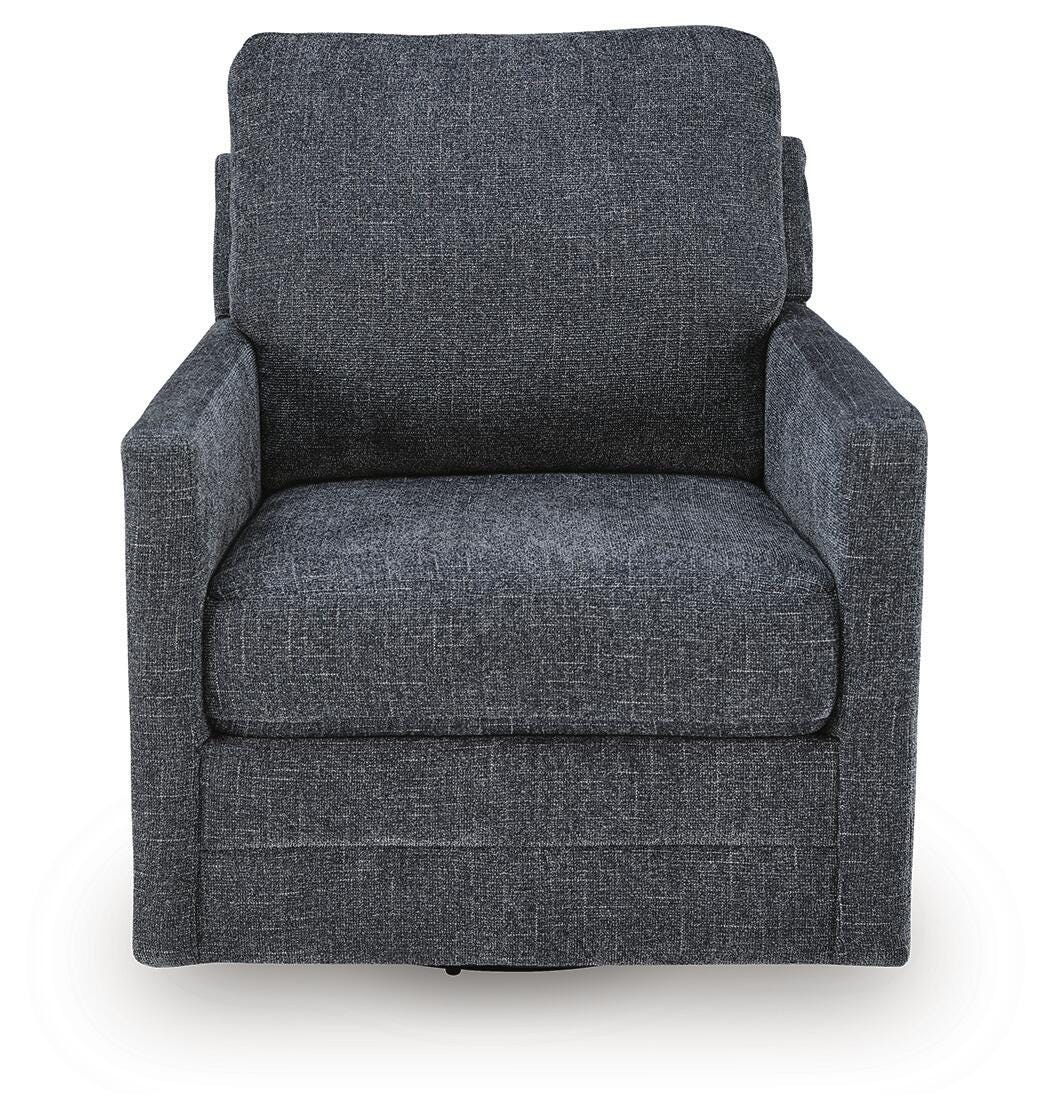 Dishford Swivel Accent Chair, Storm, large