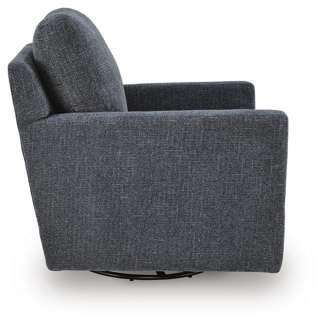 Dishford Swivel Accent Chair, Storm, large