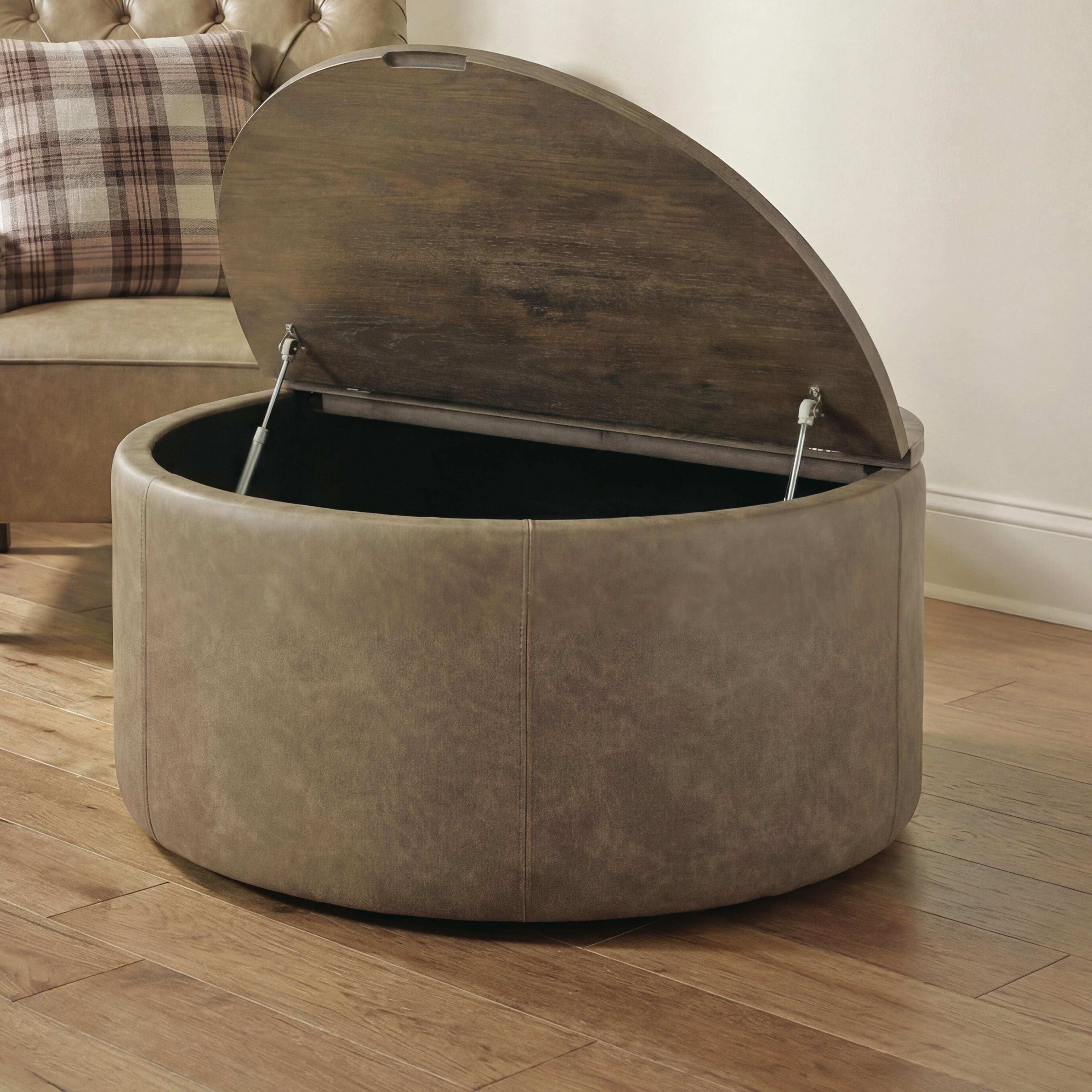 Bethanstone Storage Ottoman, , large