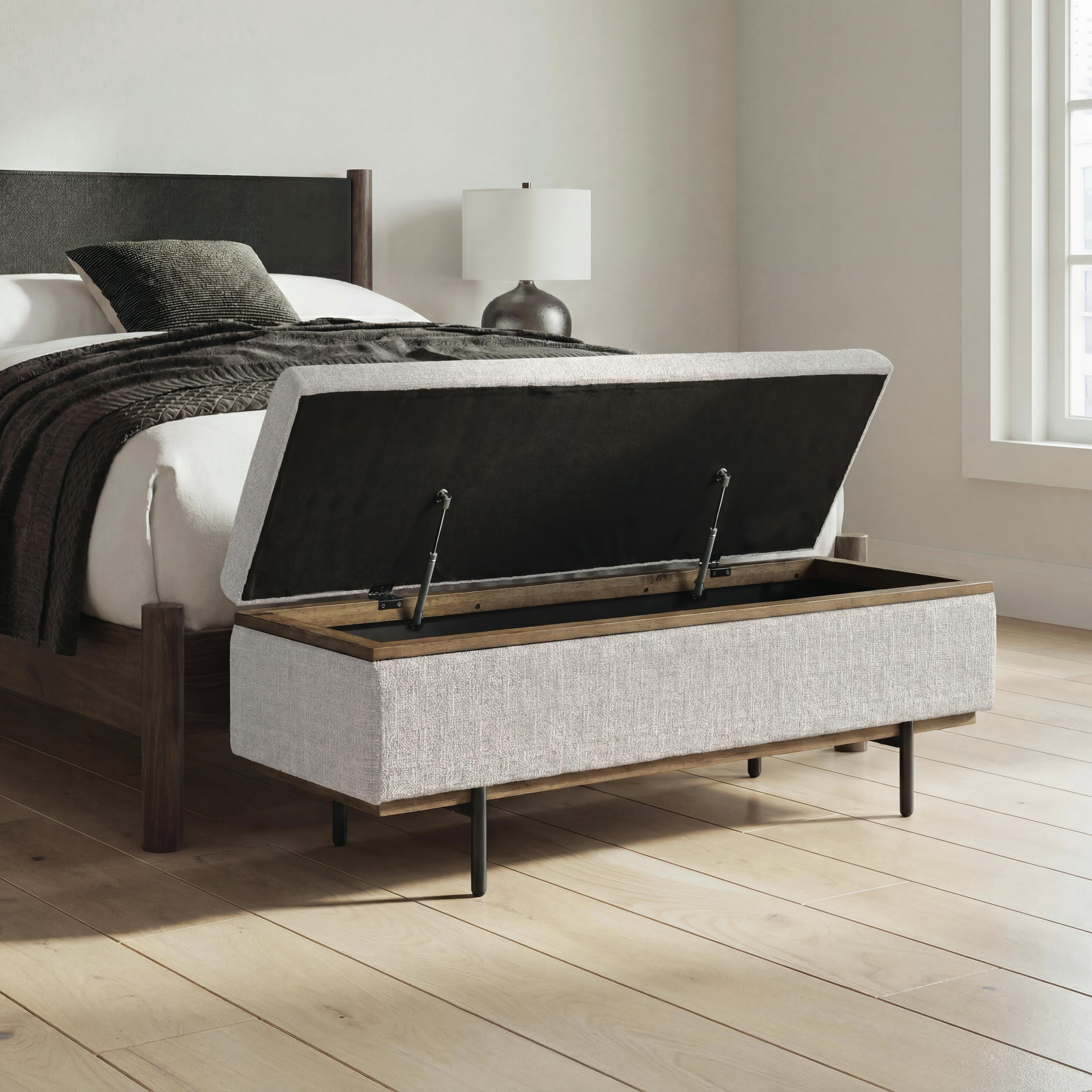 Dettaford Next-Gen Nuvella Storage Bench, , large