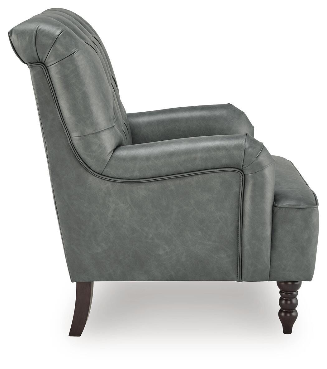 Tartonelle Accent Chair, Slate, large