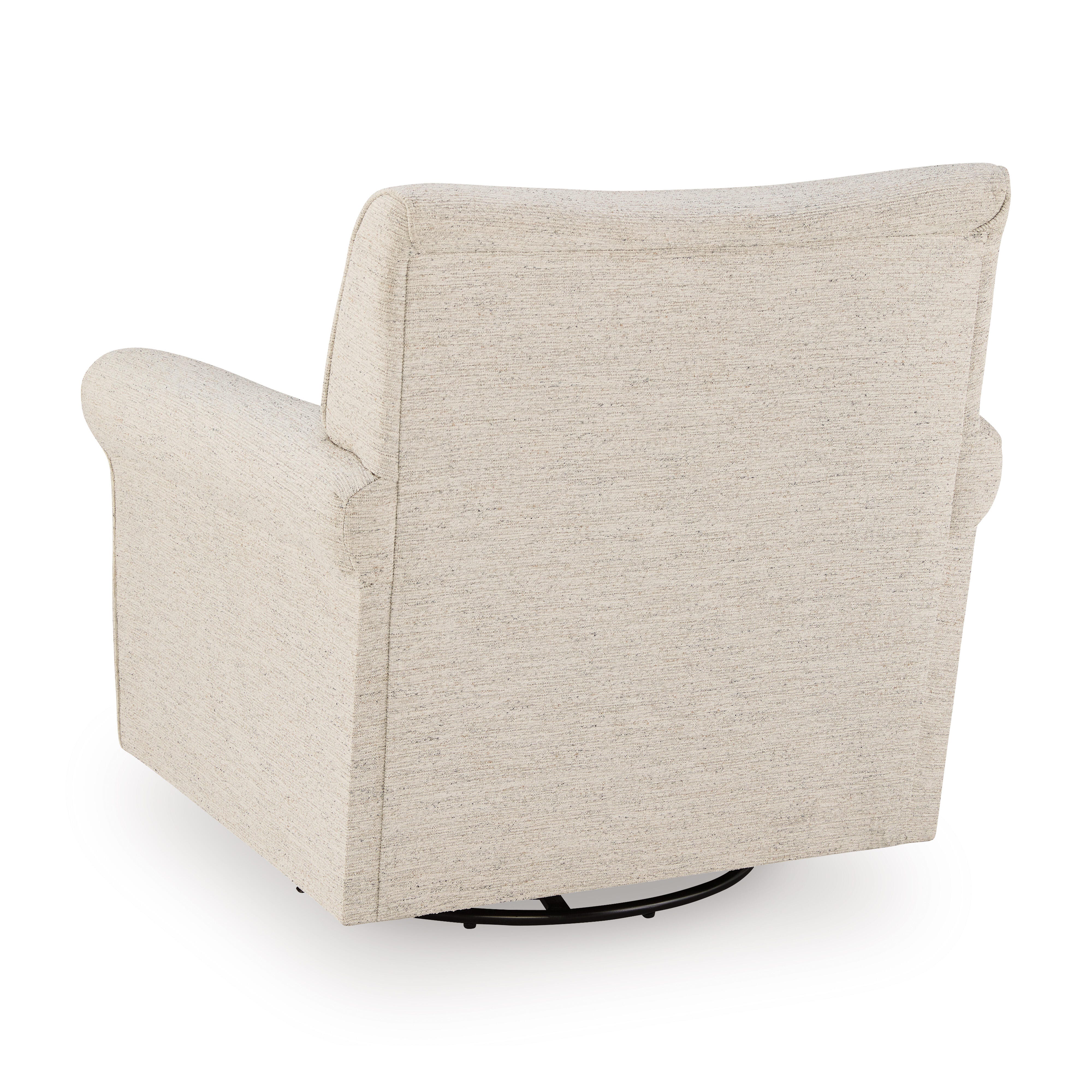 Renley Swivel Glider Accent Chair, Opal, large