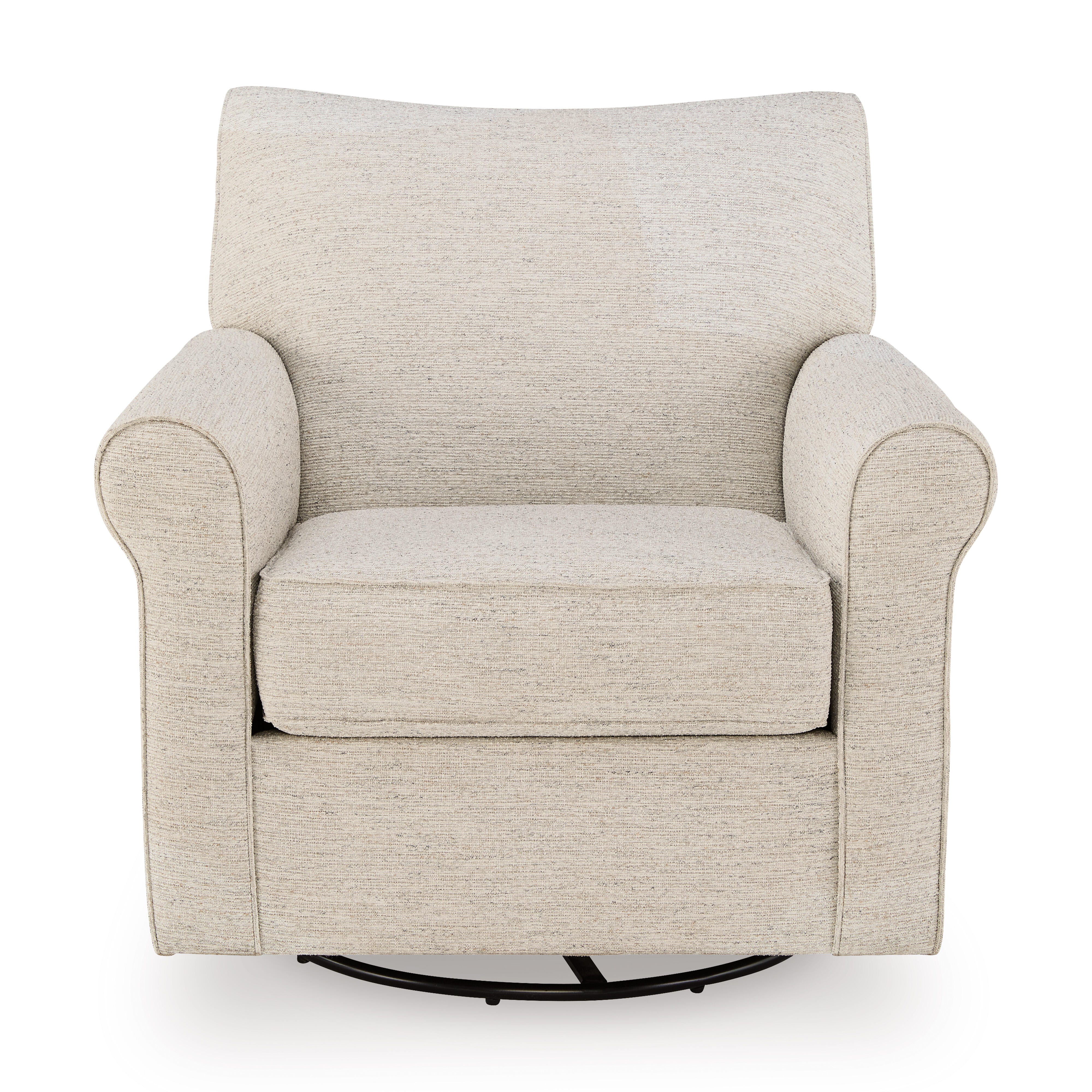 Renley Swivel Glider Accent Chair, Opal, large