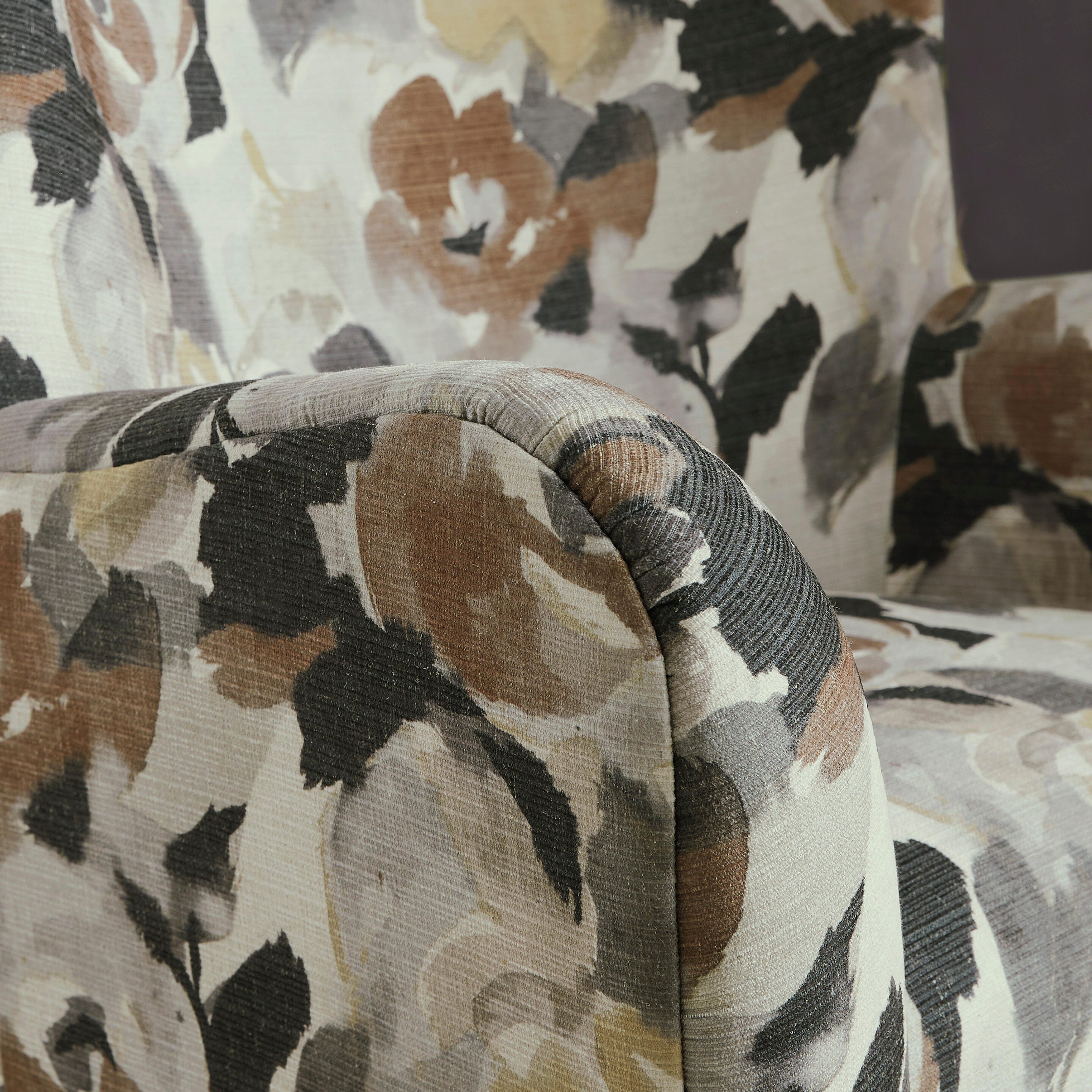 Rowenburg Swivel Glider Accent Chair, Multi, large