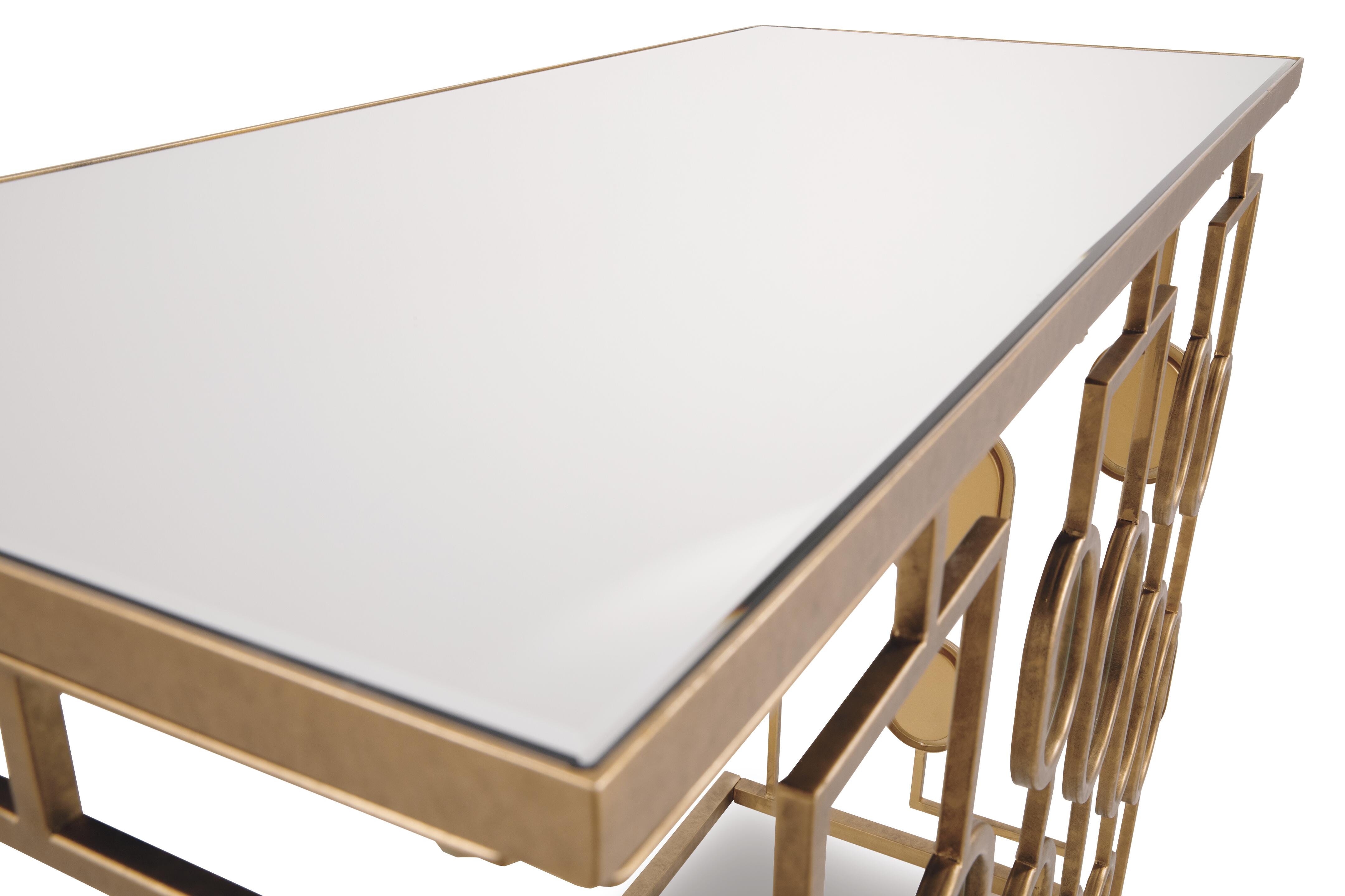 Majaci Mirrored Console | Ashley