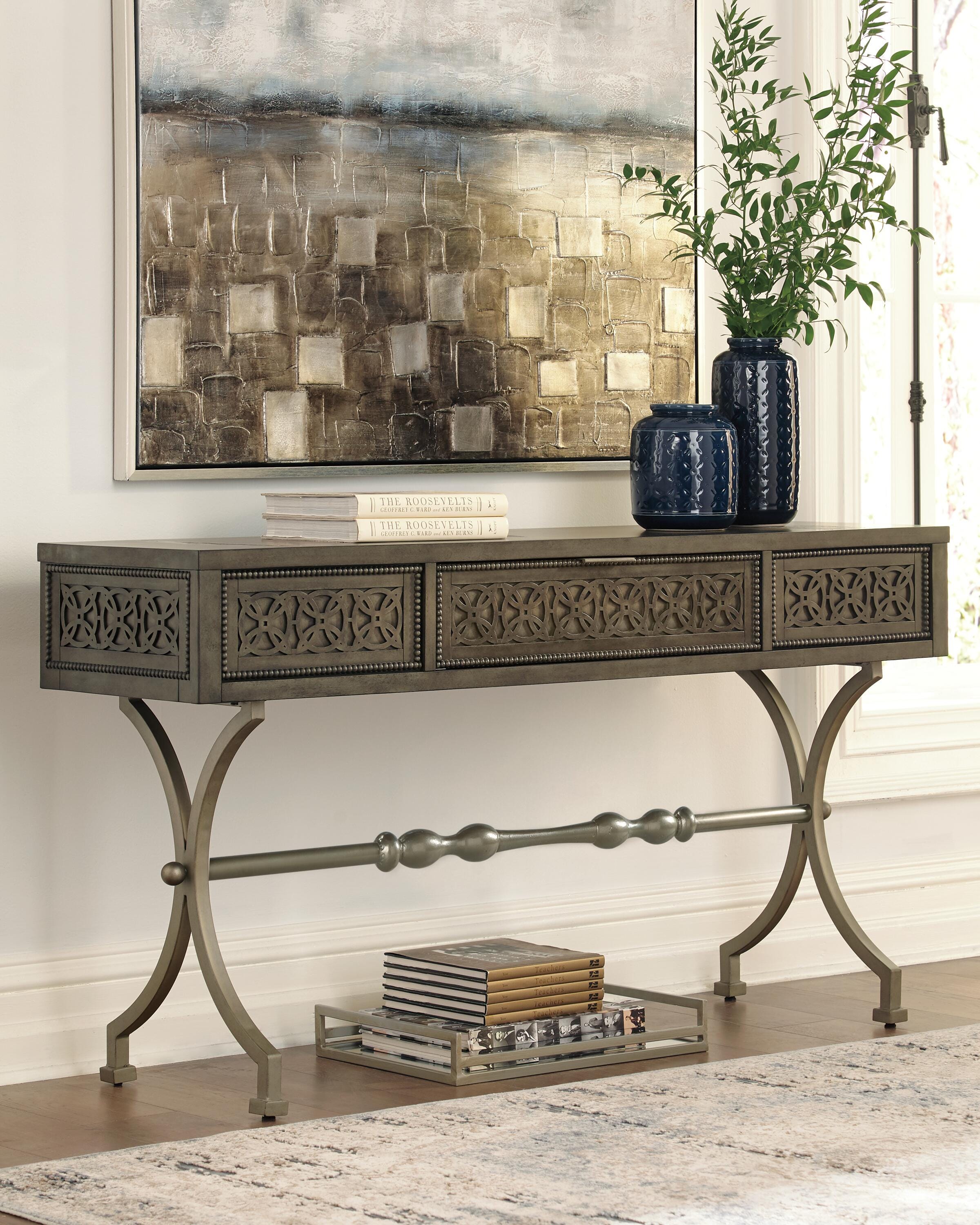 訳アリ 箱付   337 TORUN XS バングル 稼働 Quinnland Sofa/Console Table | Ashley
