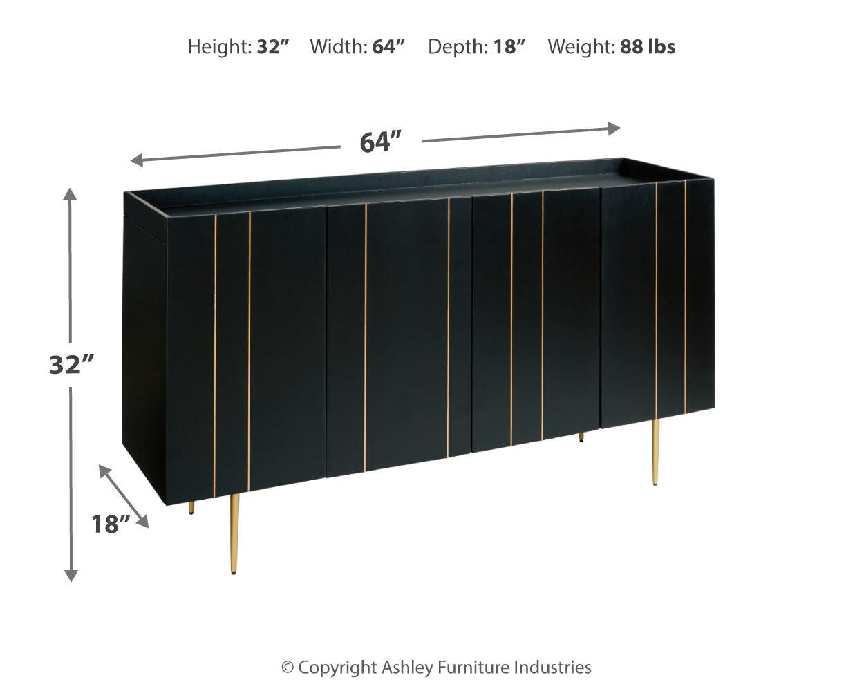 Brentburn Accent Cabinet | Ashley