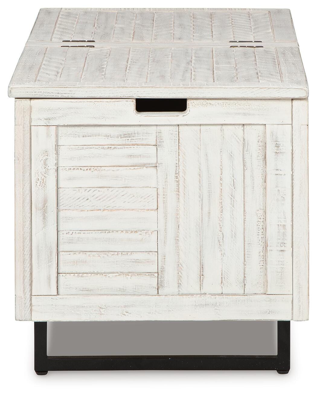 Coltport Storage Trunk, Distressed White, large