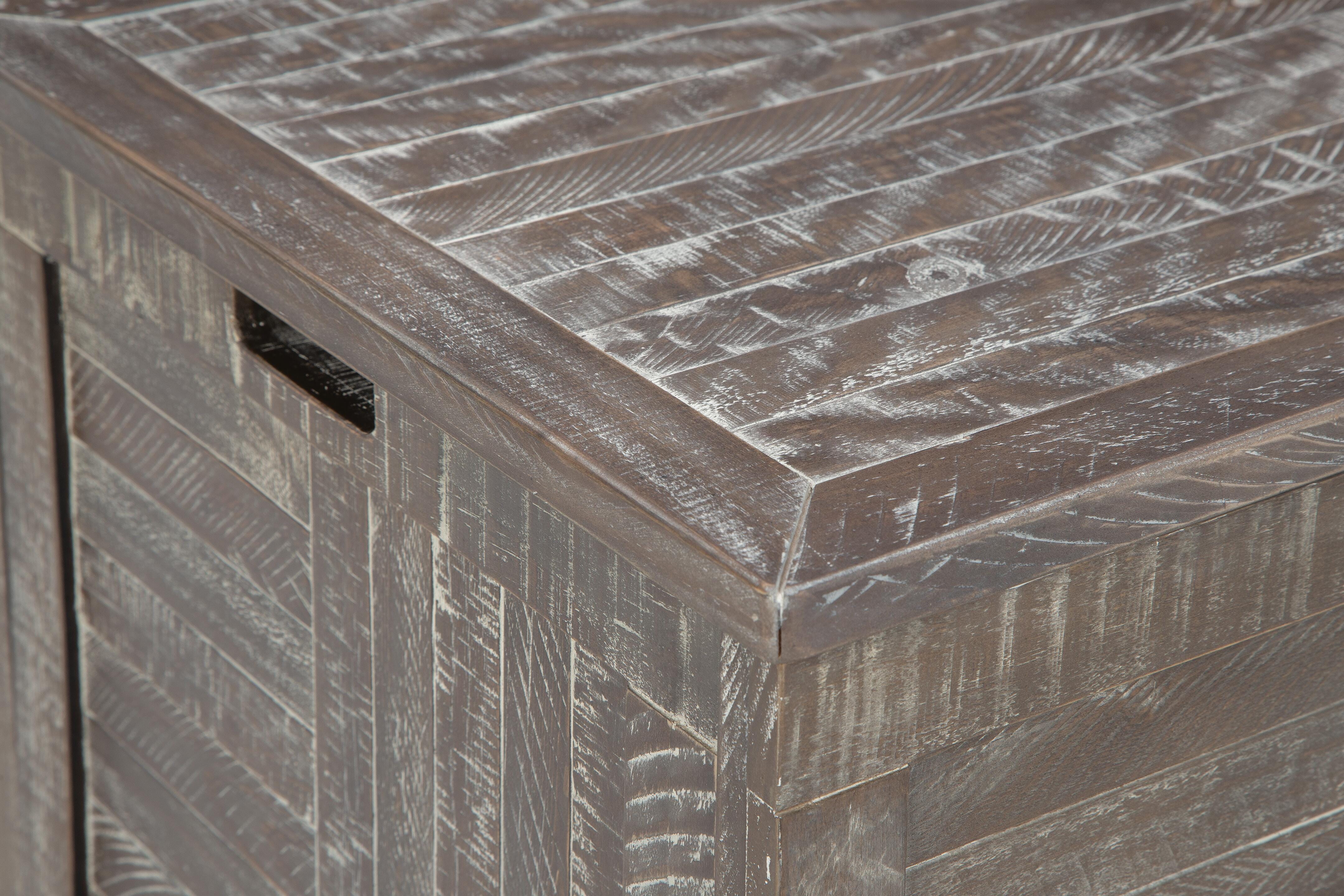 Coltport Storage Trunk, Distressed Gray, large