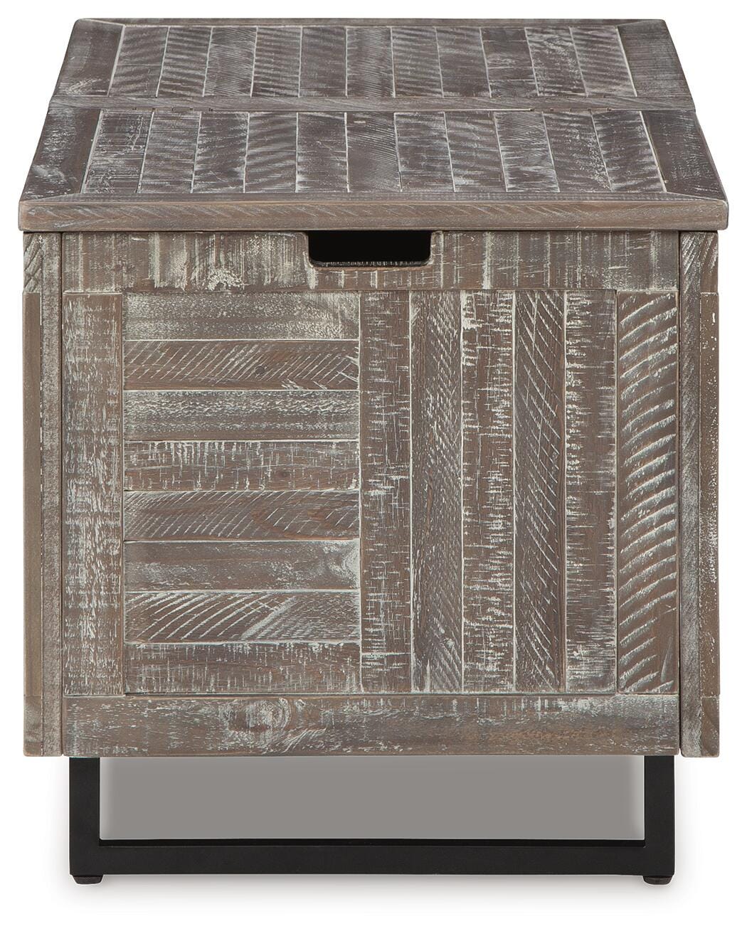 Coltport Storage Trunk, Distressed Gray, large