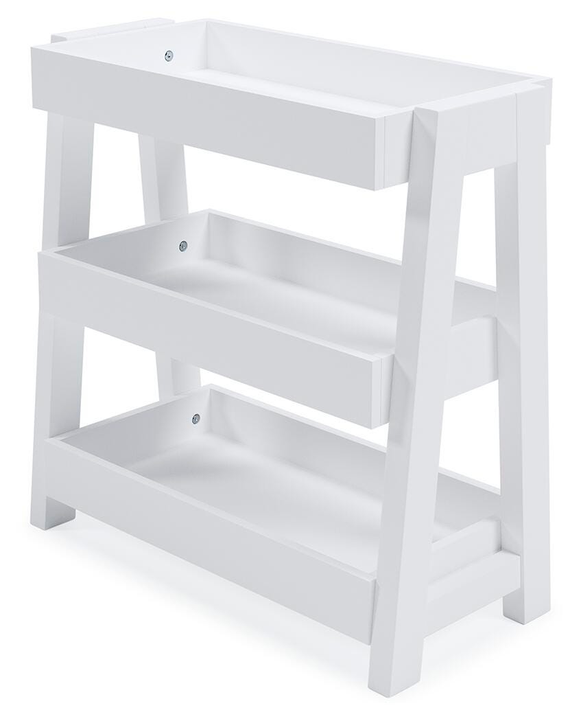Blariden Shelf Accent Table, White, large