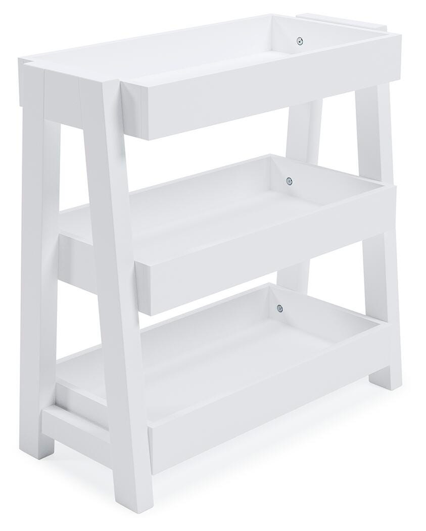 Blariden Shelf Accent Table, White, large