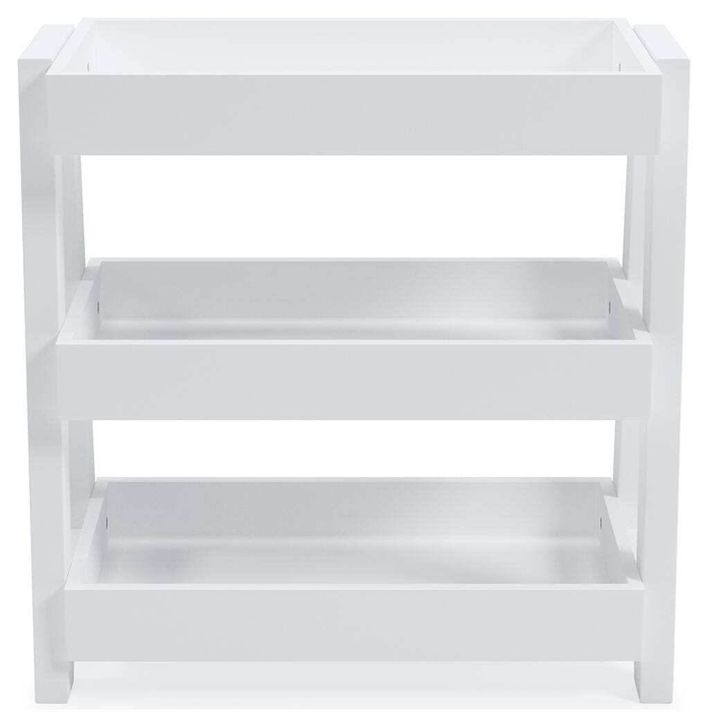 Blariden Shelf Accent Table, White, large