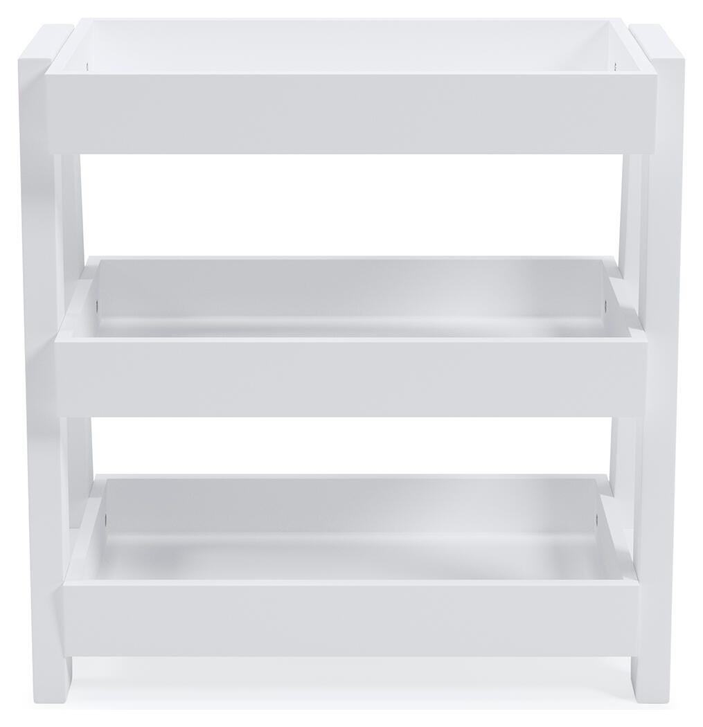 Blariden Shelf Accent Table, White, large