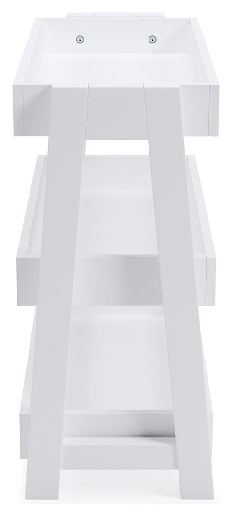Blariden Shelf Accent Table, White, large