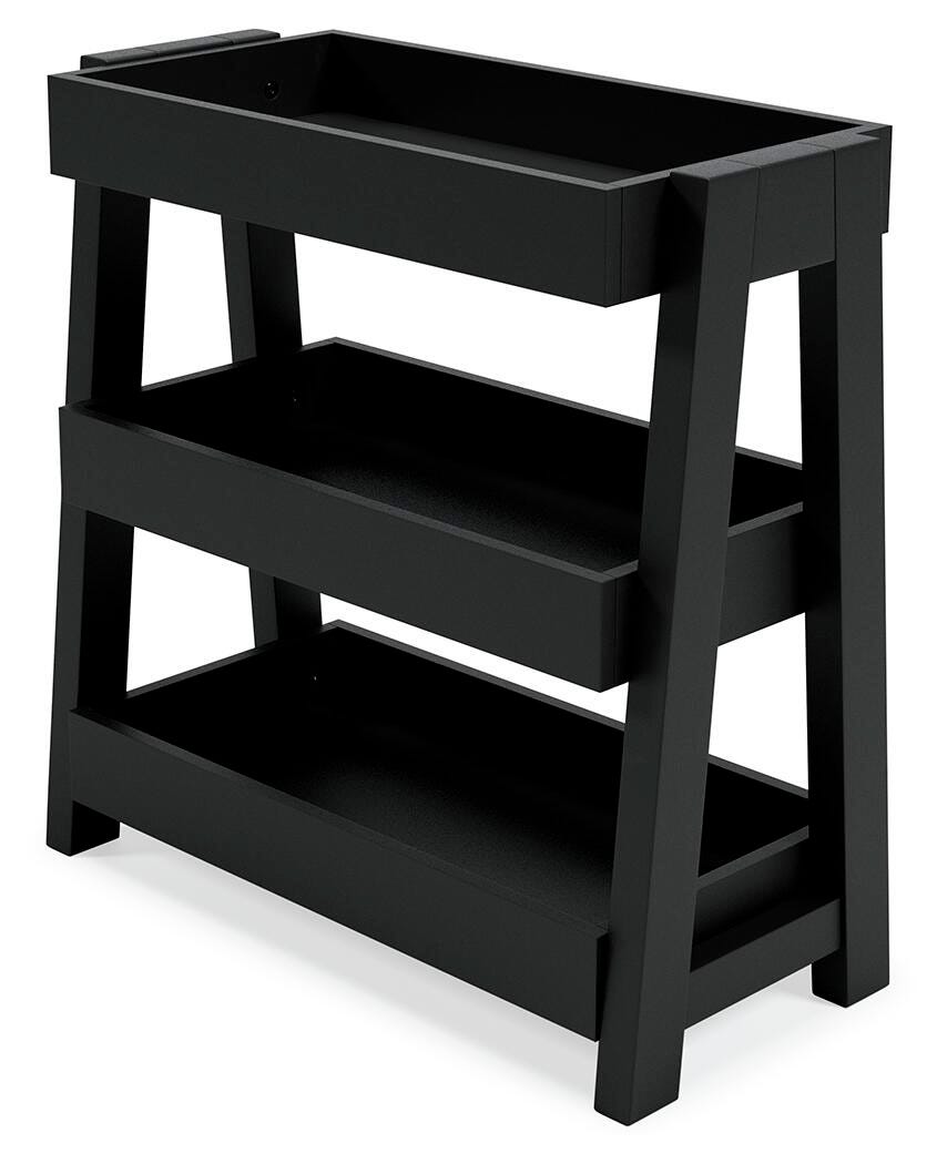 Blariden Shelf Accent Table, Metallic Gray, large