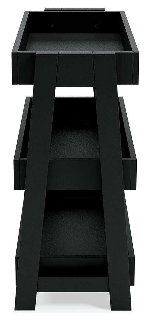Blariden Shelf Accent Table, Metallic Gray, large
