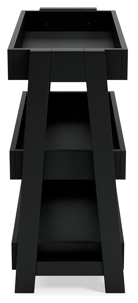 Blariden Shelf Accent Table, Metallic Gray, large