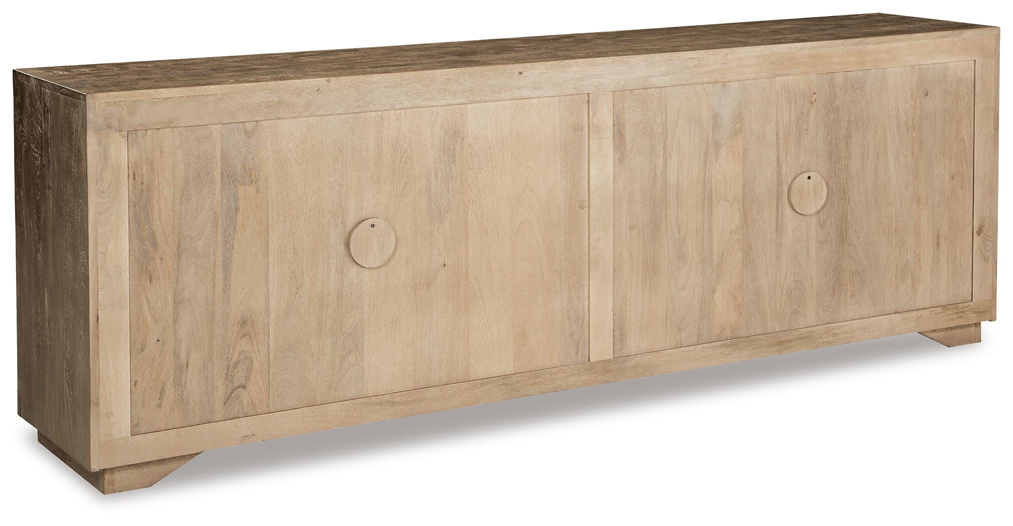 Belenburg Accent Cabinet, Washed Brown, large