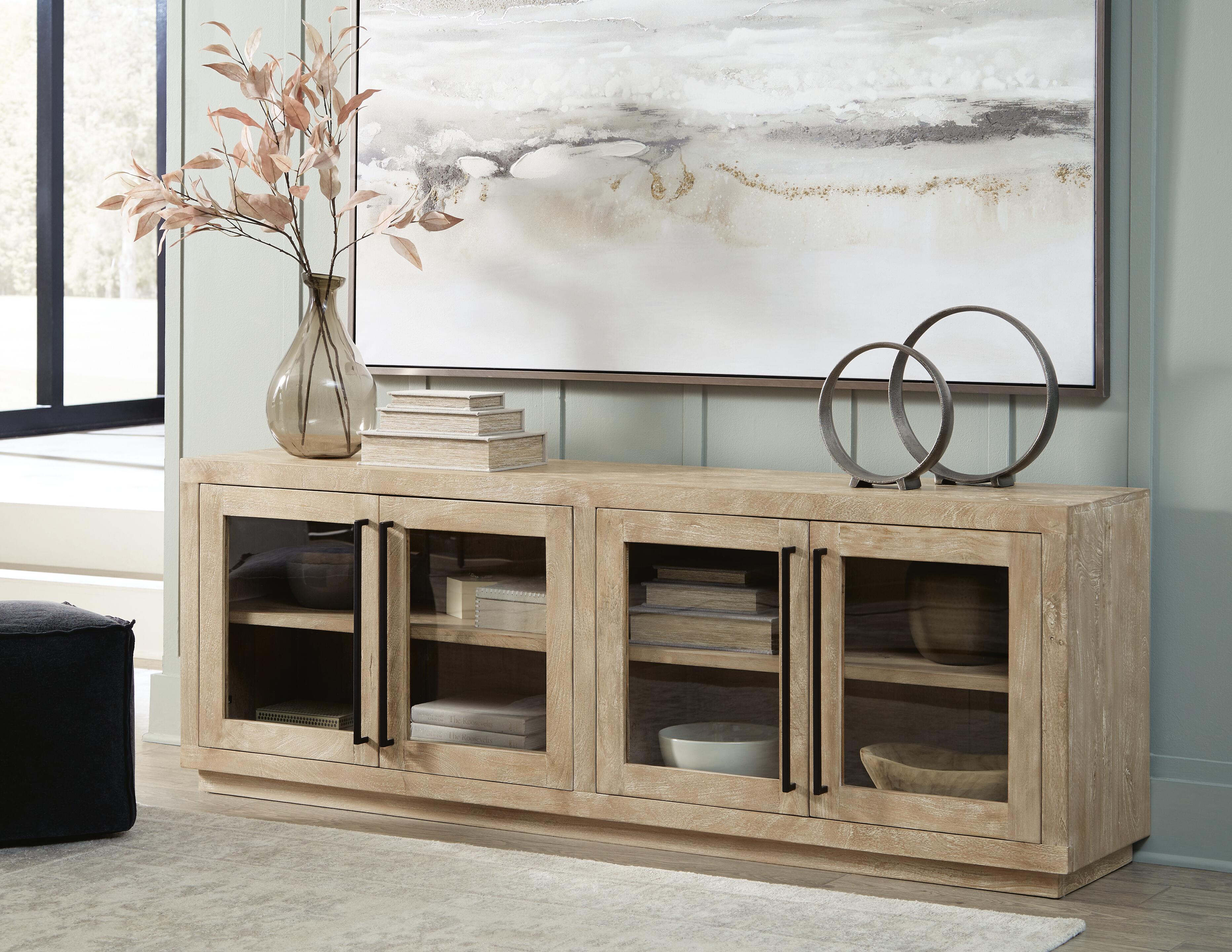 Belenburg Accent Cabinet, Washed Brown, large