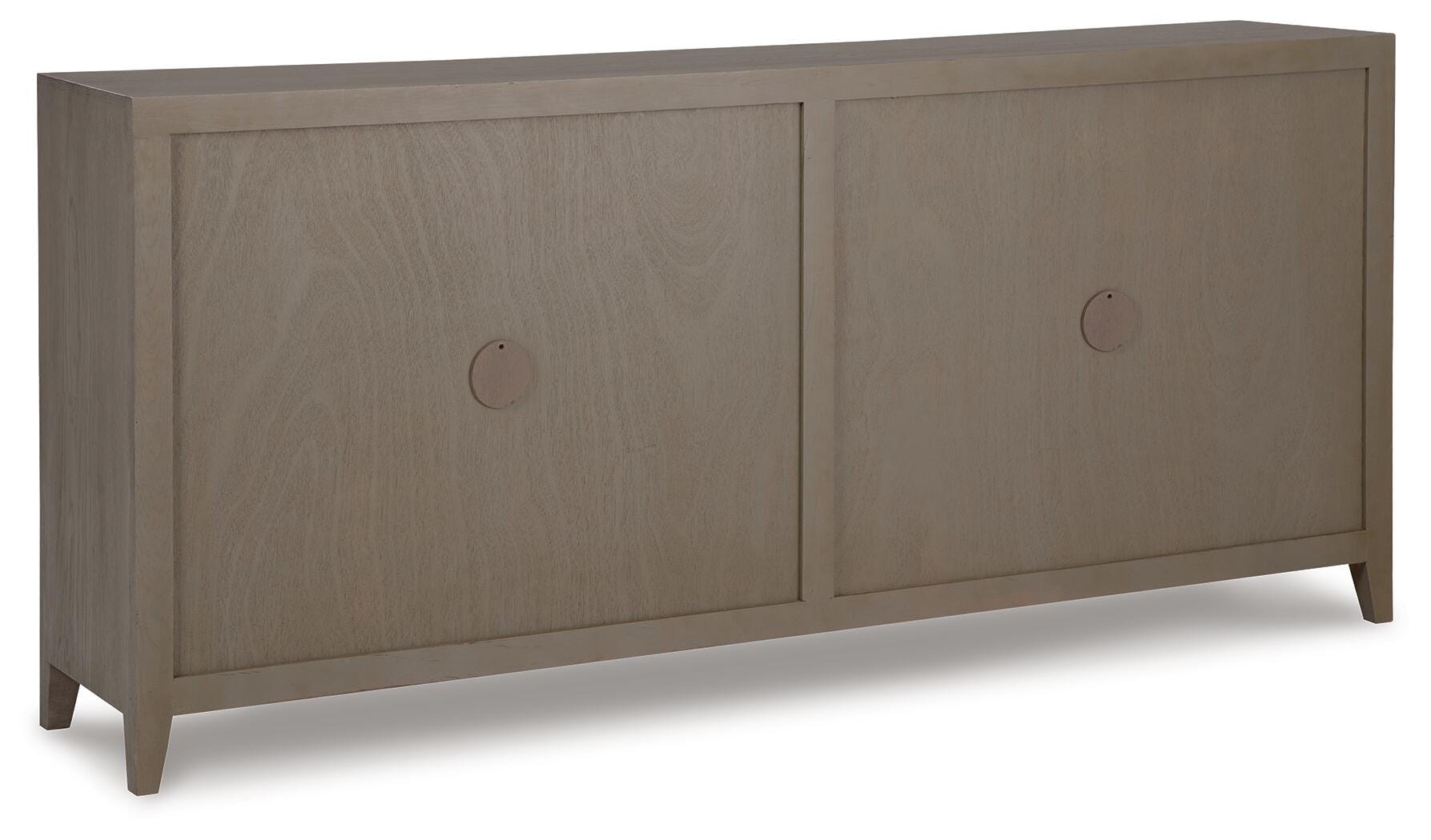 Dalenville Accent Cabinet, Warm Gray, large