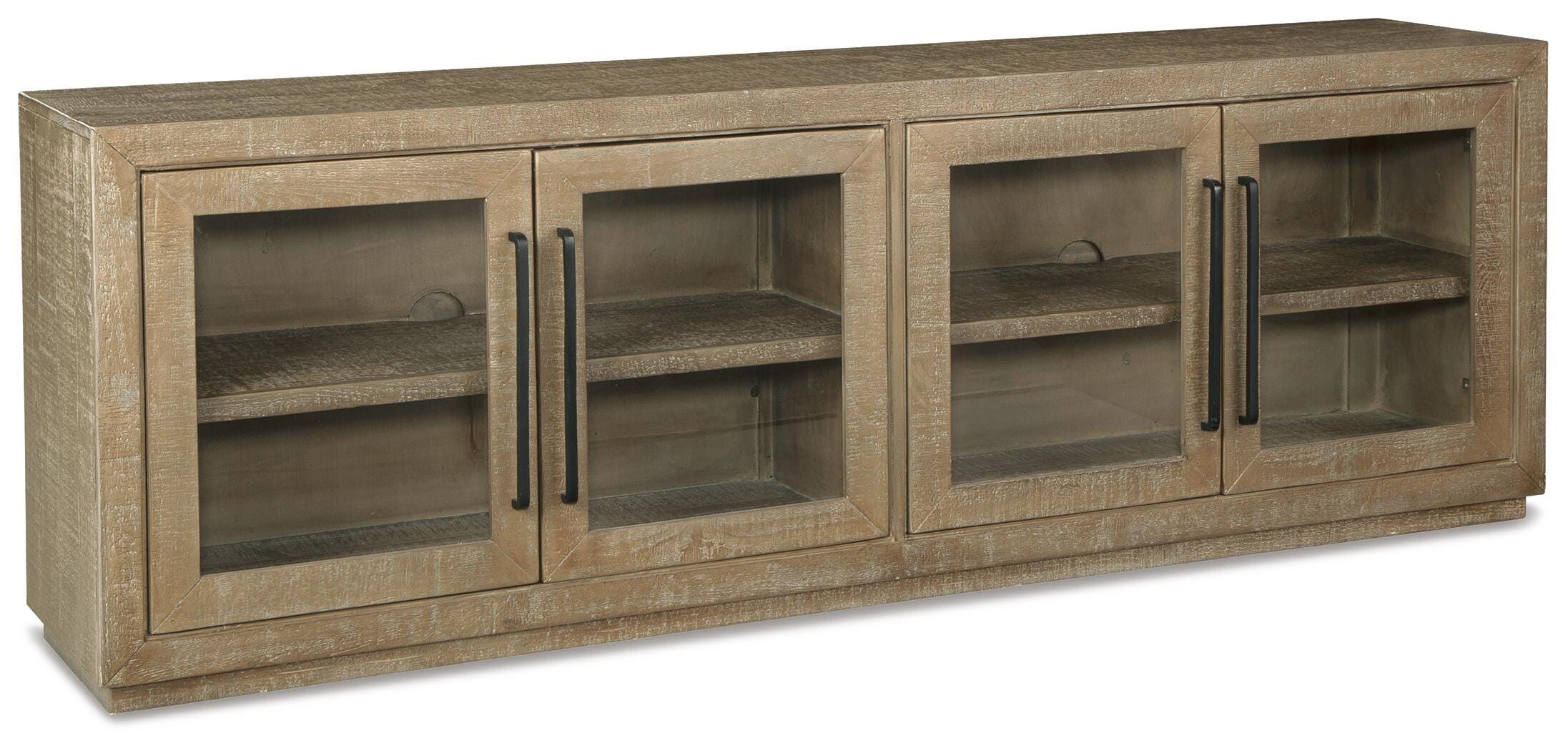 Waltleigh Accent Cabinet, Distressed Brown, large