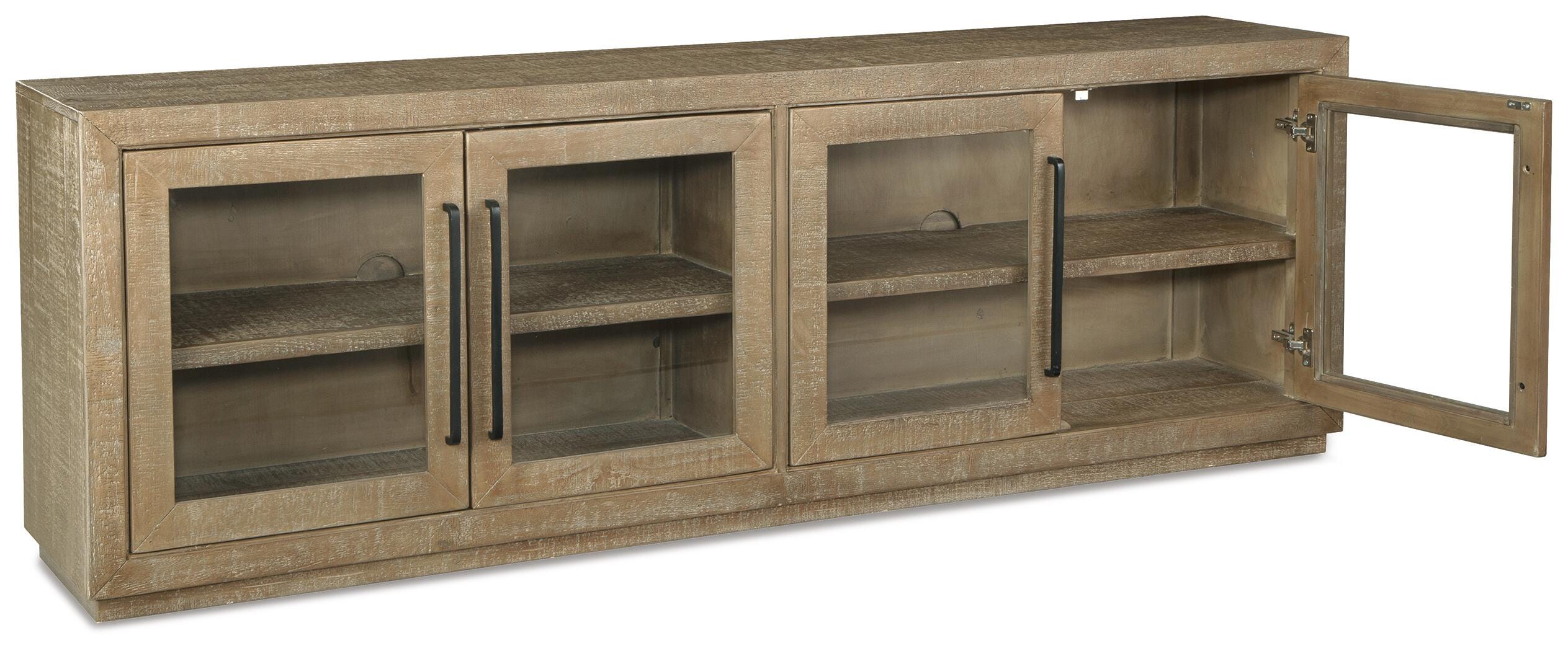 Waltleigh Accent Cabinet, Distressed Brown, large