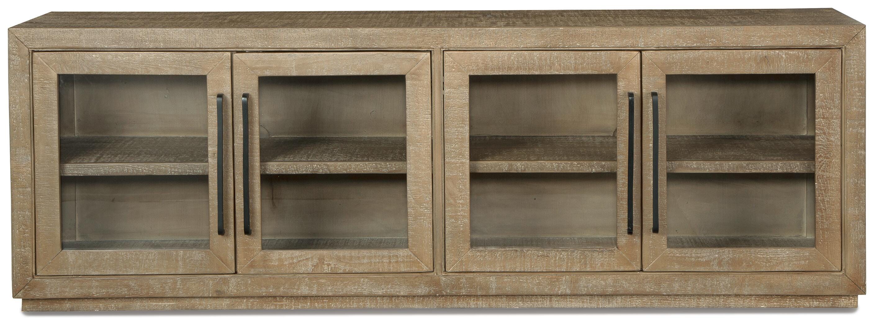 Waltleigh Accent Cabinet, Distressed Brown, large