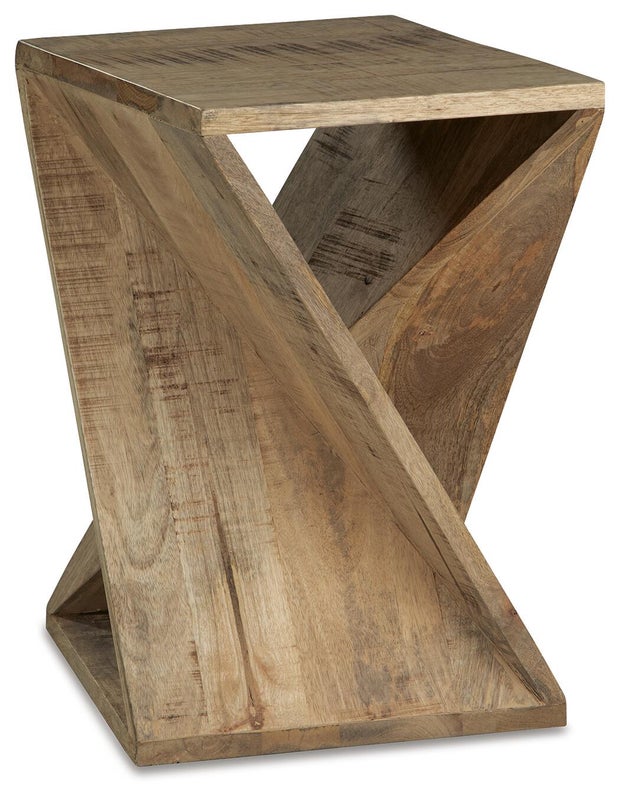Zalemont Accent Table, Distressed Brown