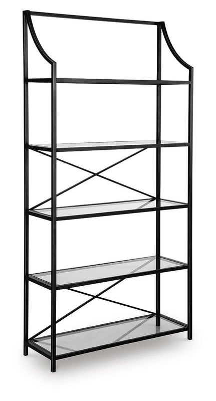Dakerwell 72" Bookcase, Antique Black