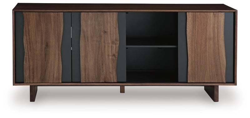 Welby Accent Cabinet, Brown/Charcoal
